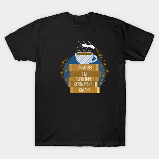 Hitchhikers Guide to the Galaxy T-Shirt by MorvernDesigns